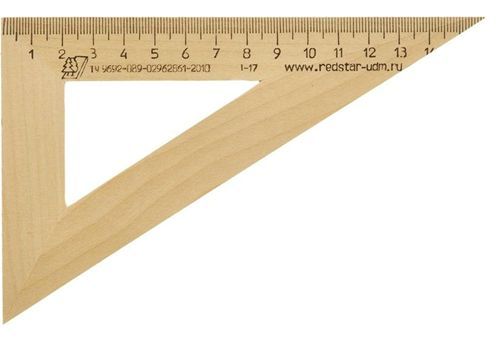 Треугольник деревянный Можга 16 см, угол 30 градусов