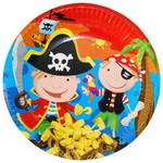 Веселые пираты. Одноразовые бумажные тарелки
