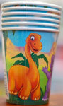 Бумажные стаканчики "Динозаврики". Набор из 6 штук