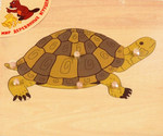 Черепаха. Деревянная мозаика для детей