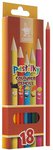 Цветные карандаши Pastelky. 18 цветов