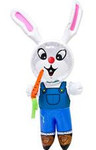 Кролик с морковкой. Надувная игрушка 40 см
