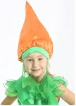Морковка. Карнавальная шапочка. Рост 116-134 см