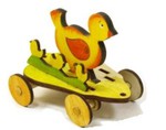 Птичка. Сборная деревянная игрушка для детей. Неокрашенная
