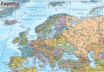 Европа. Оригинальная карта-пазл для детей