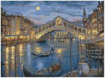 Картина по номерам "Венецианская ночь". Живопись на холсте. Творческий набор для детей и взрослых