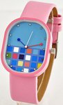 Кварцевые наручные часы для девочки с оригинальным циферблатом