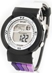 Электронные часы Sport Collection с индикатором УФ излучения на ремешке. Водонепроницаемые, с подсветкой и будильником