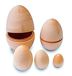 Яйцо 5 в 1. Оригинальная деревянная игрушка под роспись