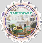 Tableware (Кухонная утварь). Оригинальный иллюстрированный тематический словарь