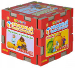 Книжный конструктор "Сказочный кубик". Игровой развивающий комплект для детей 1-3 лет