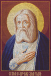 Икона Святого преподобного Серафима Саровского. Набор для вышивания иконы крестиком