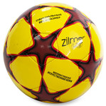 Футбольный мяч Zilmer. Официальный вес и размер. Желто-коричневый. Ручная прошивка