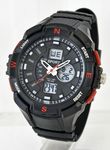 Часы электронные водонепроницаемые (WR50m) Sport Collection Н469Z. Черно-красные