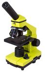 Биологический микроскоп Levenhuk Rainbow 2L Plus Lime. Увеличение 64-640х. Двойная светодиодная подсветка