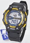 Электронные водонепроницаемые наручные часы Тик-Так Н465 WR50 желтые