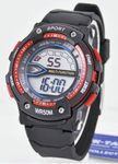 Электронные водонепроницаемые наручные часы Тик-Так Н465 WR50 красные
