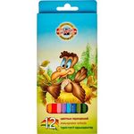 Набор цветных карандашей (12 цветов) Koh-I-Noor BIRDS