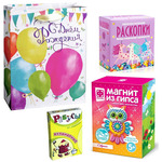 Набор №37 на День Рождения девочки 6-10 лет (в подарочном пакете)
