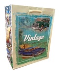 Пакет подарочный бумажный Ретро-машины Vintage 18х23х10 см