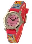 Детские наручные часы Тик-Так для девочки. Розовые Бабочки
